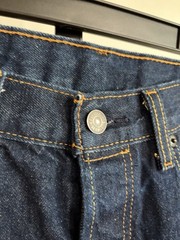 Levis mens JEANS 501 dark 100% cotton classic button fly waist 30 inseam 30 C36