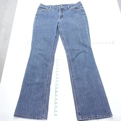 a.n.a A New Approach Jeans Womens 12 Blue Denim Cotton Stretch Straight Leg