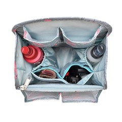 HOYOFO Mini Backpack Organizer Insert, 7.7×4.3×10.6 Inch (Pack of 1), S-Black