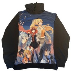 RWBY V 5 Heroes Hoodie Size M Rooster Teeth