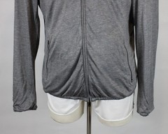 Herno Reversible Jacket 44 XL (54 EU) Mens White Grey Windbreaker Coat Italy