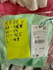 New ZARA Woman Green Tie Dye Tulle Mesh Midi Dress Ruched Sexy Size M 570K