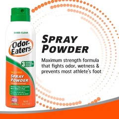 3 Pack Odor-Eaters Foot Spray Powder Maximum Strength 4 Oz ( 113 g ) Each