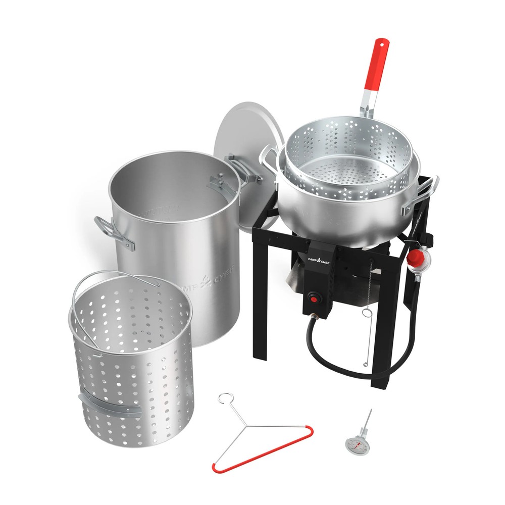 Camp Chef 30-qt Boil Pot and 10-qt Fry Pot with 1 -Burner Propane Electro|119280