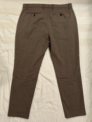 Banana Republic Men’s Slim Tapered Brown Cotton Twill Dress Pants 36