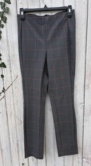 Rag & Bone Gray Burgundy Plaid Straight Leg Dress Pants Size 4