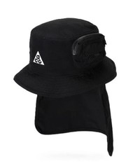 Nike ACG Apex Bucket Hat w/ Removable Shade + Side Pocket Hiking Black NWT