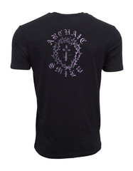 90s ACID DROP ‘ARCHAIC SMILE’ GRAPHIC BLACK T-SHIRT