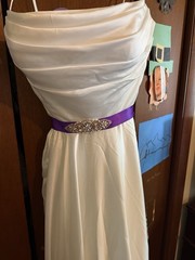 Madi Lane Bridal Jesse ML22981 US24 Ivory/Purple Sweetheart A-Line Satin Train
