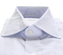 NWT SALVATORE PICCOLO DRESS SHIRT Napoli cotton handmade luxury Italy 39 15 1/2