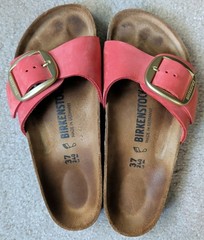 Birkenstock Madrid Big Buckle Sandals Slides Regular/Wide Size 37 Burnt Orange