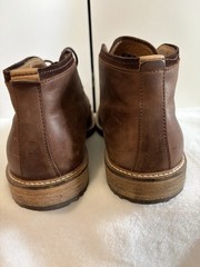 ECCO Kenton Derby Boot Men’s EU 47 US 13 – 13.5 Brown Leather Stacked Heel NWOT