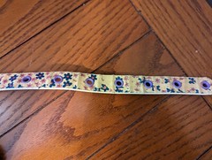 Girls Unbranded Medium Sparkly Floral Multicolor 18-Hole Belt 30.5 Inches