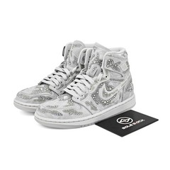Swarovski x Air Jordan 1 High OG “Vast Gray” Womens HF6248-002