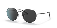 Ray-Ban Jack Polished Black/Black Polarized 53 mm Sunglasses RB3565 002/48 53-20