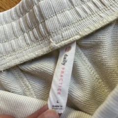 Daily Practice by Anthropologie Jesse Wide-Leg Pants pearl Size Size L