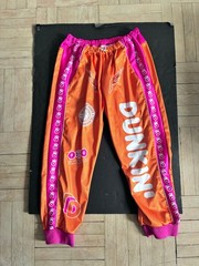 Dunkin’ Donuts DunKings Orange Track Suit Pants Boston Red Sox 32×28