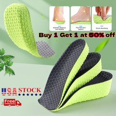 Gel Shoe Insole Invisible Height Increase Heel Lift Taller Insert Pad Silicone