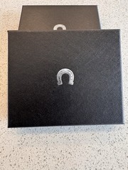Genuine Ostrich Black Leather Bifold Wallet Mens Western Cowboy Country Handmade