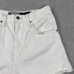 Levis SilverTab Mom Shorts Womens 30 White Denim High Rise 5 Pocket Casual