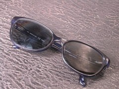 Fendi Blue Clear Logo Print Sunglasses Made in Italy FRAME ONLY