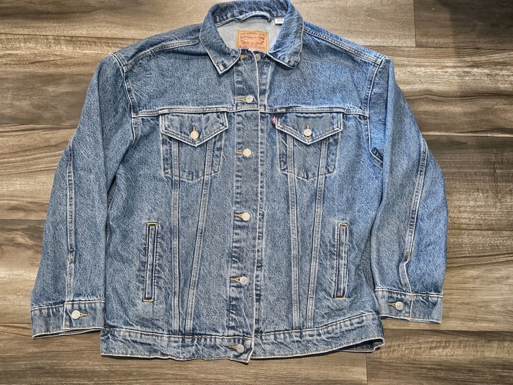 Levi’s Denim Jacket Mens L Trucker Medium Wash Sri Lanka