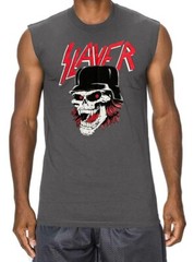 Slayer C Thrash Metal Men’s Muscle Shirt (Multiple Variations)