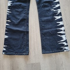 BABY PHAT VTG Y2K Hip Hop Streetwear Wide Leg Flare Jeans Grayish Black Size 11