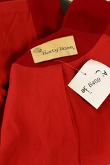 50s Vintage Betty Rose Fitted Wool Blazer Embroidered Peplum Jacket Size S Women