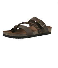Mountain Sole Women’s Leather Sandal-Tan Suede, Black & Brown Leather available