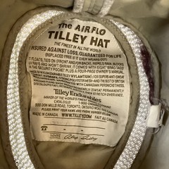 Tilley Endurables The Airflo Outdoor Sun Hat LTM6 6 7/8 Vented Beige NO STRAPS