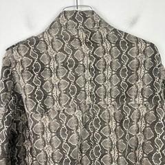 Blank NYC Soft Snakeskin Cropped Jacket Lightweight Size Medium M D2249