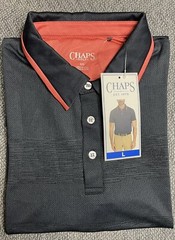Chaps Men’s Lot of 3 Polos Purple Green & Black Pick Your Size L, XL or XXL NWT