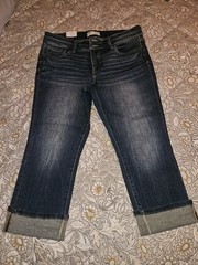 womens capri jeans size 33