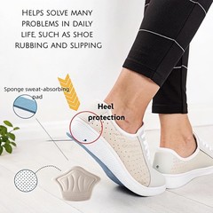 Heel Grips for Loose Shoes Heel Cushion Pads No-Slip Shoe Inserts Half Wholesale