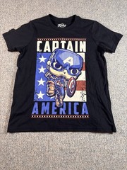 Funko Pop! Tees Marvel Avengers Endgame Captain America T-Shirt Kids Youth – XS