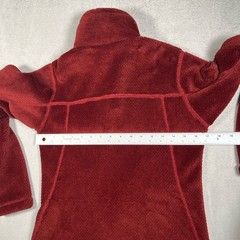 Patagonia Womens Re-Tool Full Zip Fleece Jacket Burgundy Red XS Teddy Gorpcore