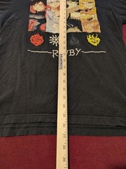 RWBY Anime Black T-Shirt – Ruby, Weiss, Blake, Yang | Official Rooster Teeth – L