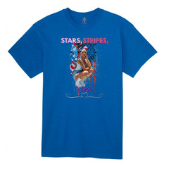Stars Stripes & Sass USA Fairy Wings Patriotic 4th of July Shirt S-3XL