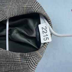 BROOKS BROTHERS 100% CAMEL HAIR Mens 42 Gray/Black Houndstooth Button Blazer
