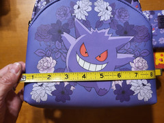 Pokemon Loungefly Gengar Purple Floral Mini Backpack