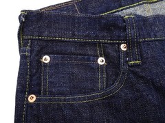 SUGAR CANE SC40401A Hawaii Ai Indigo 14oz Denim One Wash Sugarcane Fiber Jeans