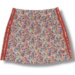 Adidas Liberty London Floral Print Mini Skirt Girls Size Large Pink Blue Purple