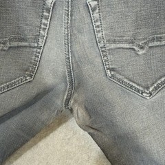 DIESEL Tepphar Jeans Mens 29×32 Dark Gray Slim Carrot Stretch Denim Button Fly