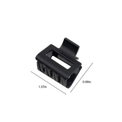 Ivyu Hair Clip – 8 Packs Black Small Claw Clips for Women, 1.57 Inch Mini Hai…