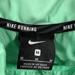 Nike Running Vest Womens Medium Green Lightweight Reflective 689256-387