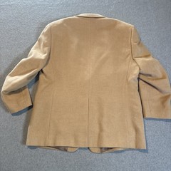 Chaps 100% Camel Hair Beige Blazer Men’s 46R RN-69456 Very Good Cond.