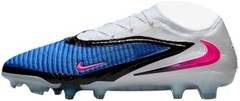 Nike Phantom 6 Low Elite Firm-Ground Soccer Cleats (Racer Blue/White/Pink Blast)