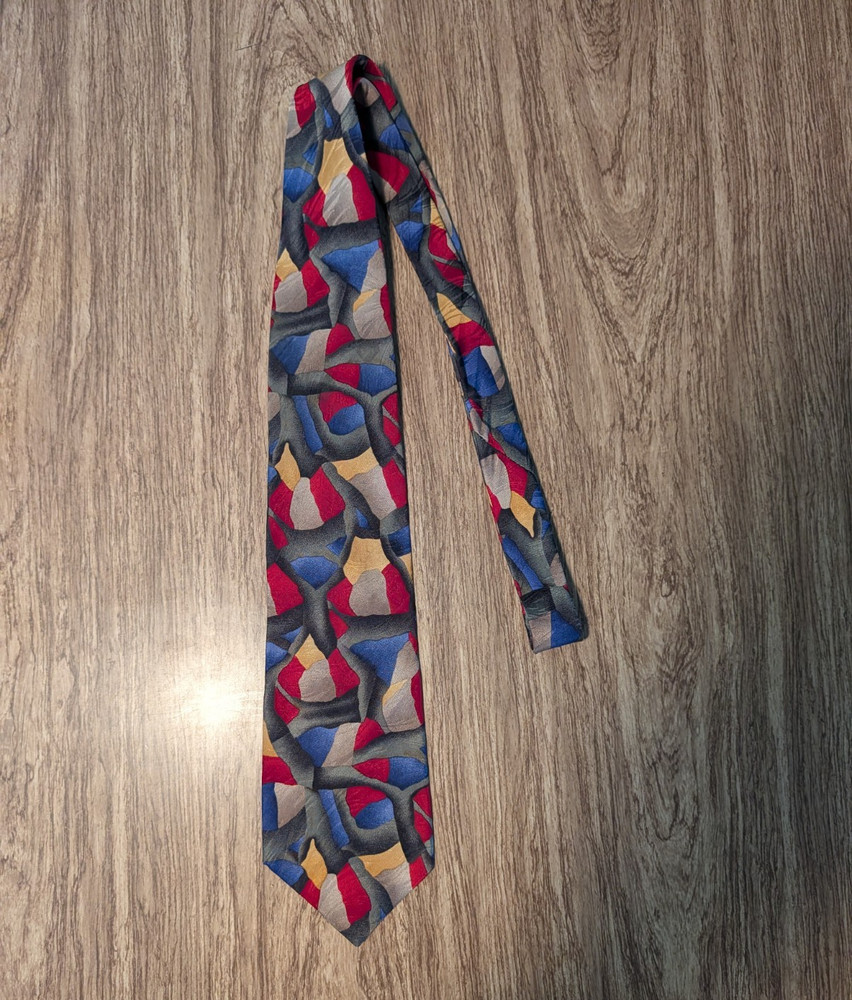 J. Garcia 100% Silk Woven Men’s Tie Made in USA