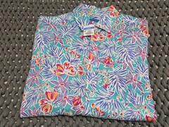 NEW J. McLaughlin Island Bouquet Gramercy Lightweight Button-up Linen Shirt SZ M
